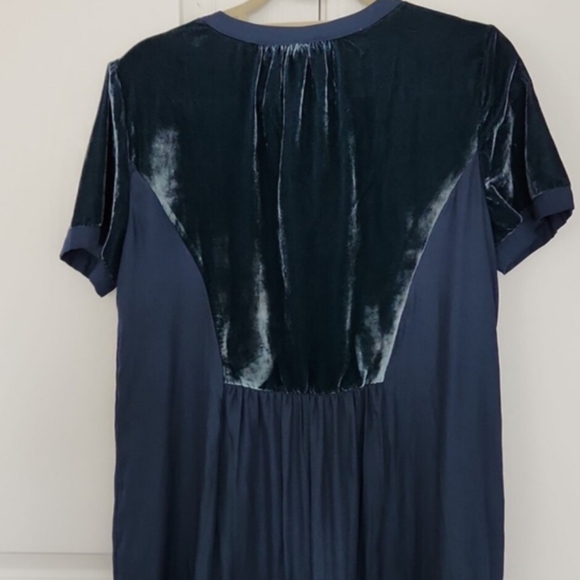 Anthropologie Maeve Velvet Dress Tunic Mini - Picture 7 of 7